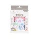 Baby Silicone teething mitten glove Olive butterflies Baby Silicone teething mitten glove Olive butterflies