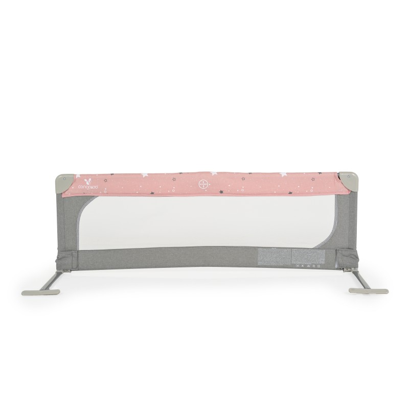 Linen bed rail 130 cm pink