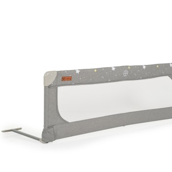 Linen bed rail 130 cm grey