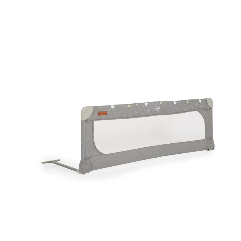Linen bed rail 130 cm grey
