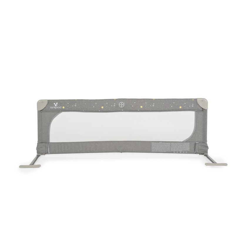 Linen bed rail 130 cm grey