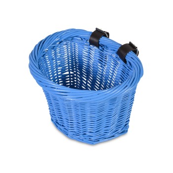 Bicycle front basket blue