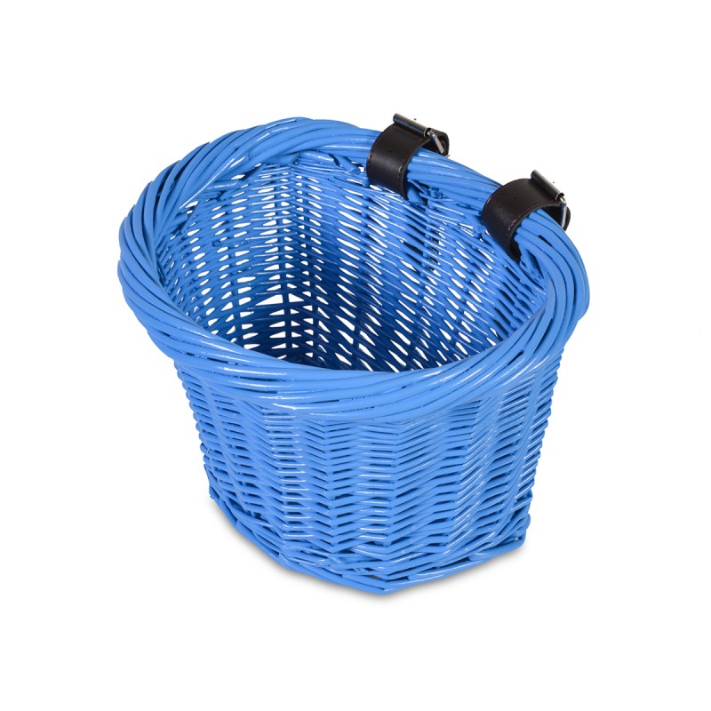 Bicycle front basket blue