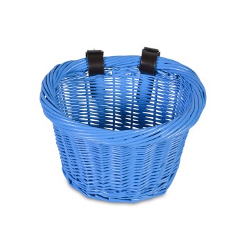 Bicycle front basket blue