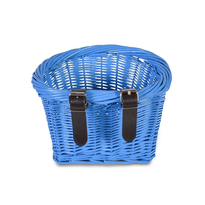 Bicycle front basket blue
