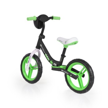 Balance bicycle Zig zag green