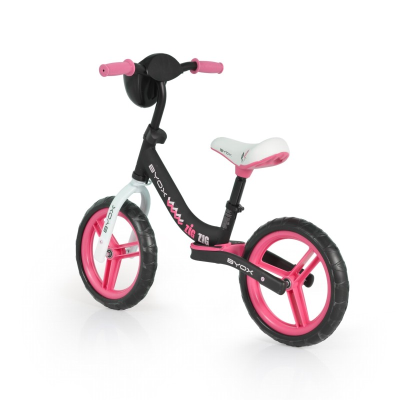Balance bicycle Zig zag pink