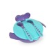 Feeding bowl with fork and spoon Jelly blue F1730