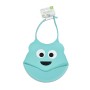 Silicone baby bib Nugget blue