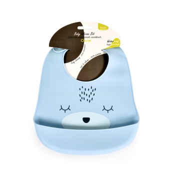 Baby bib Oscar blue