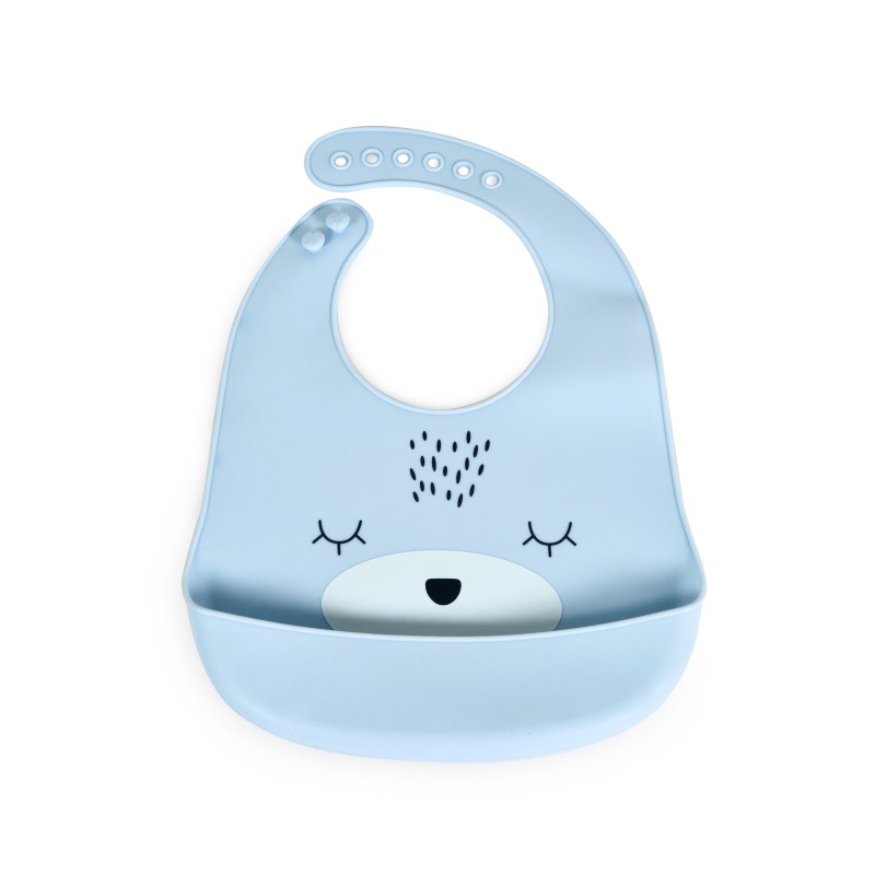 Baby bib Oscar blue