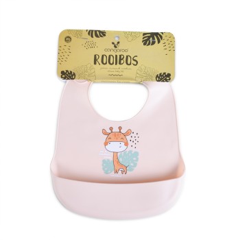 Baby bib Rooibos pink