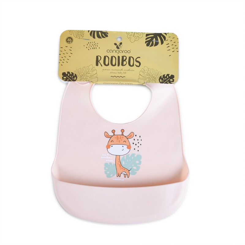Baby bib Rooibos pink