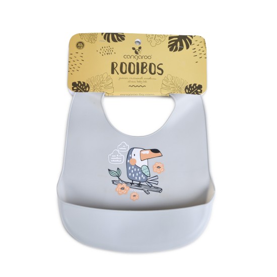 Baby bib Rooibos gray Baby bib Rooibos gray