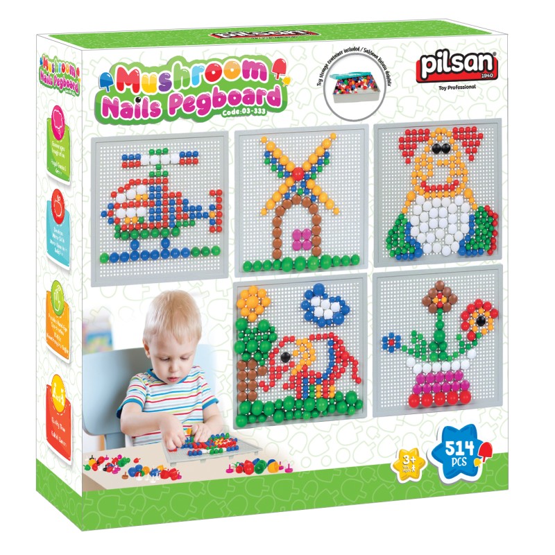 Pilsan 03333 Mushroom nails pegboard