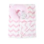 Baby Blanket 90/75 cm with a pillow Sammy pink