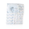 Baby Blanket 90/75 cm with a pillow Sammy blue