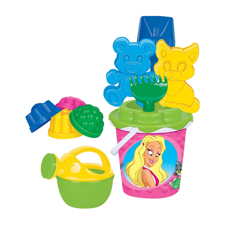 Polesie 5143 Decorated bucket set, 11 pcs