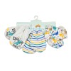 Baby mittens Kay blue 3pcs