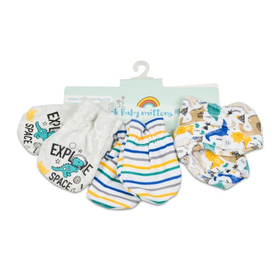 Baby mittens Kay blue 3pcs Baby mittens Kay blue 3pcs