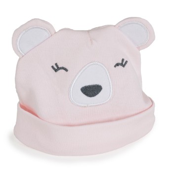 Hat and Booties Rey pink