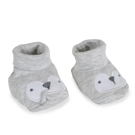 Hat and booties Rey grey Hat and booties Rey grey