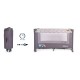 Folding cot Africa grey