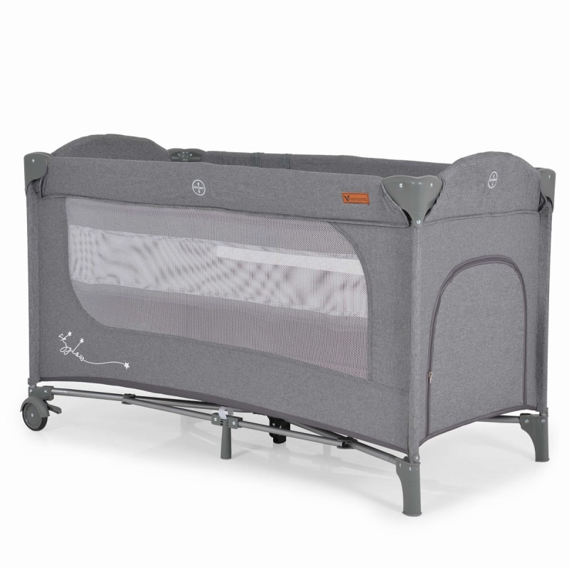 Folding cot Skyglow 2 grey