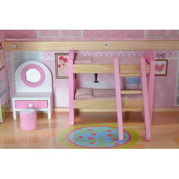 4110 Wooden doll house Mila 17 pcs