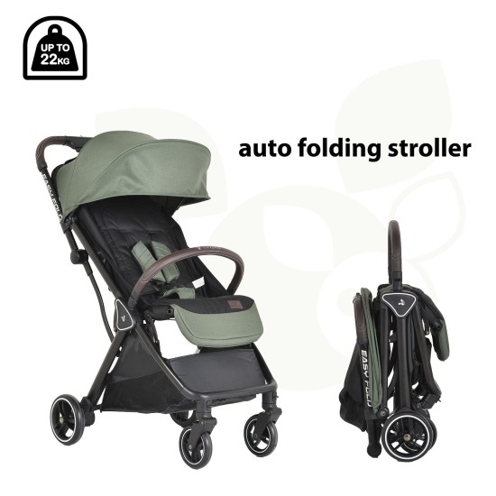 Καρότσι Μωρού με Εύκολη Αναδίπλωση - Easy fold - Cangaroo - green