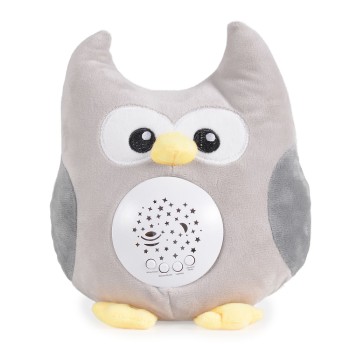 Night light and projector Plush Owl FM666-26