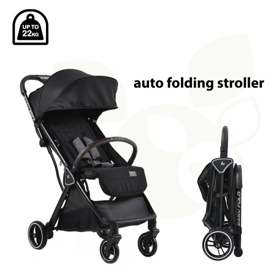 Καρότσι Μωρού με Εύκολη Αναδίπλωση - Easy Fold - Cangaroo - black Καρότσι Μωρού με Εύκολη Αναδίπλωση - Easy Fold - Cangaroo - black