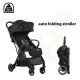 Καρότσι Μωρού με Εύκολη Αναδίπλωση - Easy Fold - Cangaroo - black Καρότσι Μωρού με Εύκολη Αναδίπλωση - Easy Fold - Cangaroo - black