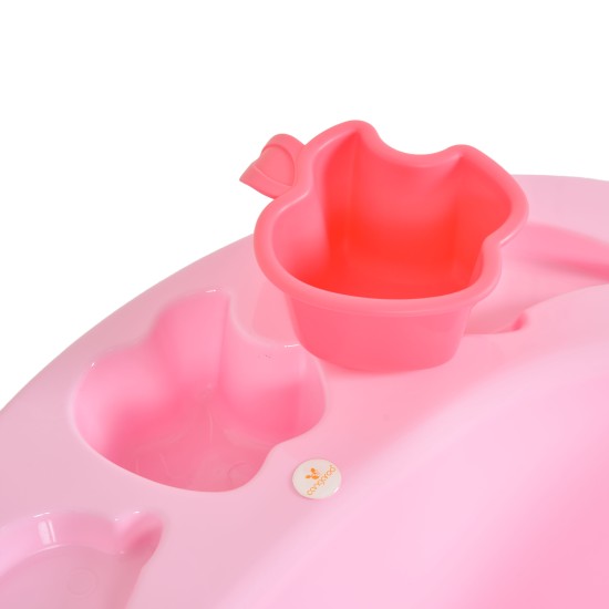 Baby bathtub Larissa pink, 89cm
