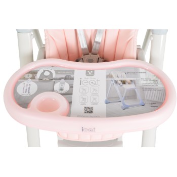 High chair I eat pink