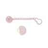 Pacifier with holder Star pink