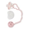 Pacifier with holder Star pink