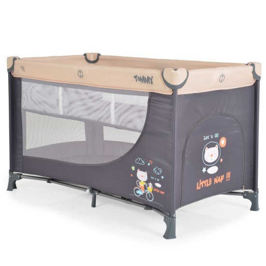 Folding cot Tommy beige Folding cot Tommy beige