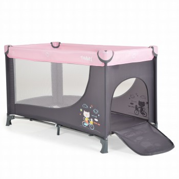 Folding cot Tommy pink