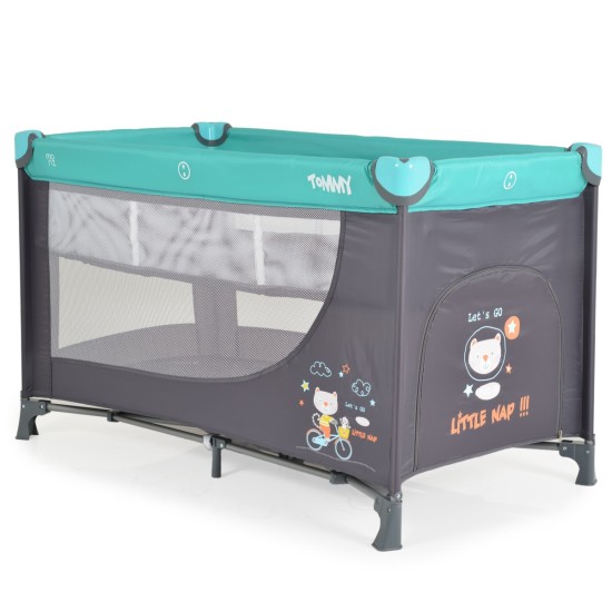 Folding cot Tommy blue Folding cot Tommy blue