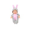 20cm Doll Bunny Grey 6129
