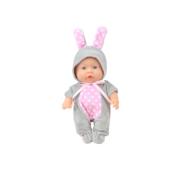 20cm Doll Bunny Grey 6129