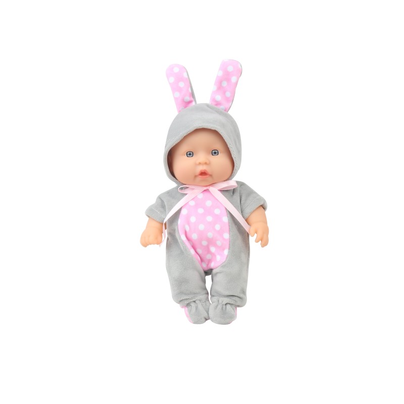 20cm Doll Bunny Grey 6129