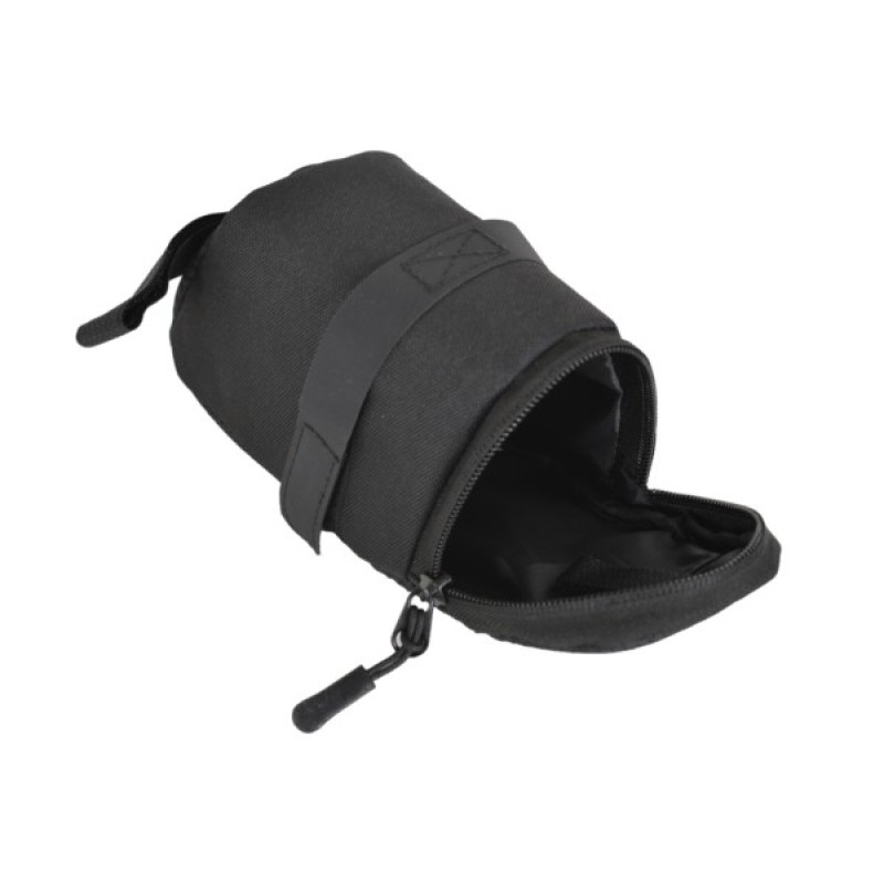 Bicycle bag attached under saddle