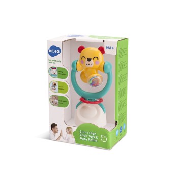 Hola 2-in-1 High Chair Toys & Baby Rattle E7975A