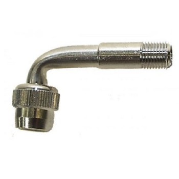 Valve adaptor from AV to AV, curved