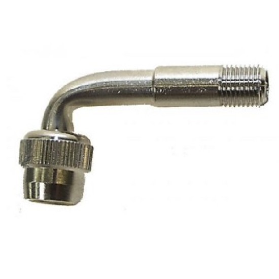 Valve adaptor from AV to AV, curved Valve adaptor from AV to AV, curved