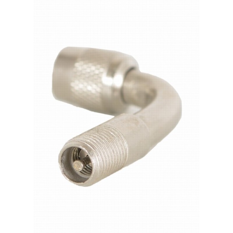 Valve adaptor from AV to AV, curved