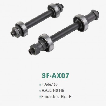 Rear hub axle for QR SF-AX07R 3/8*145мм