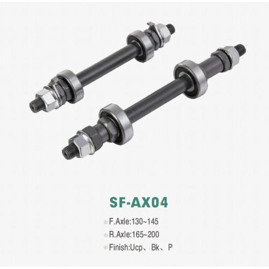 Front hub axle sealed bearings SF-AX04F , 3/8*140mm Front hub axle sealed bearings SF-AX04F , 3/8*140mm